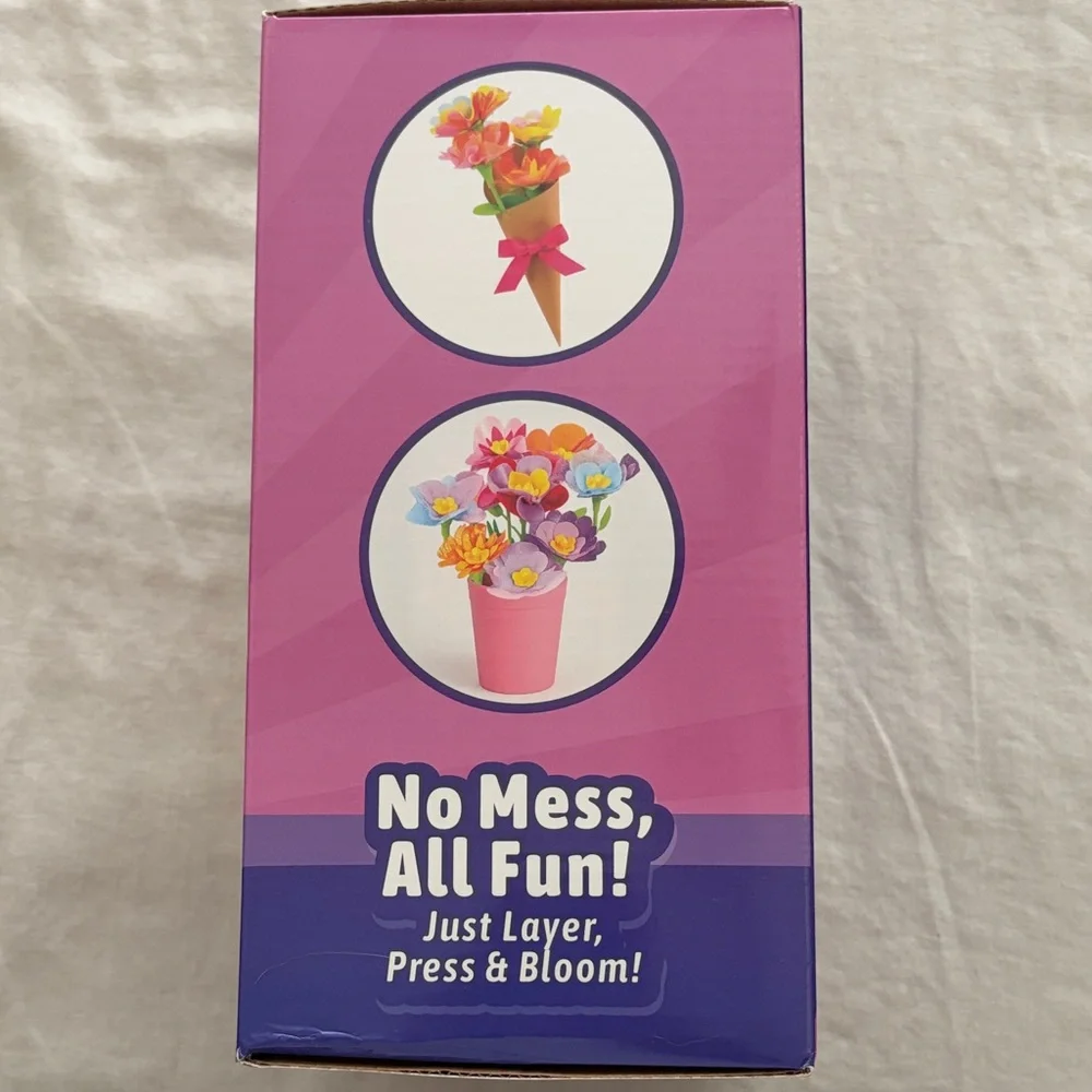 New Flower Bouquet Making Kit - girls crafts